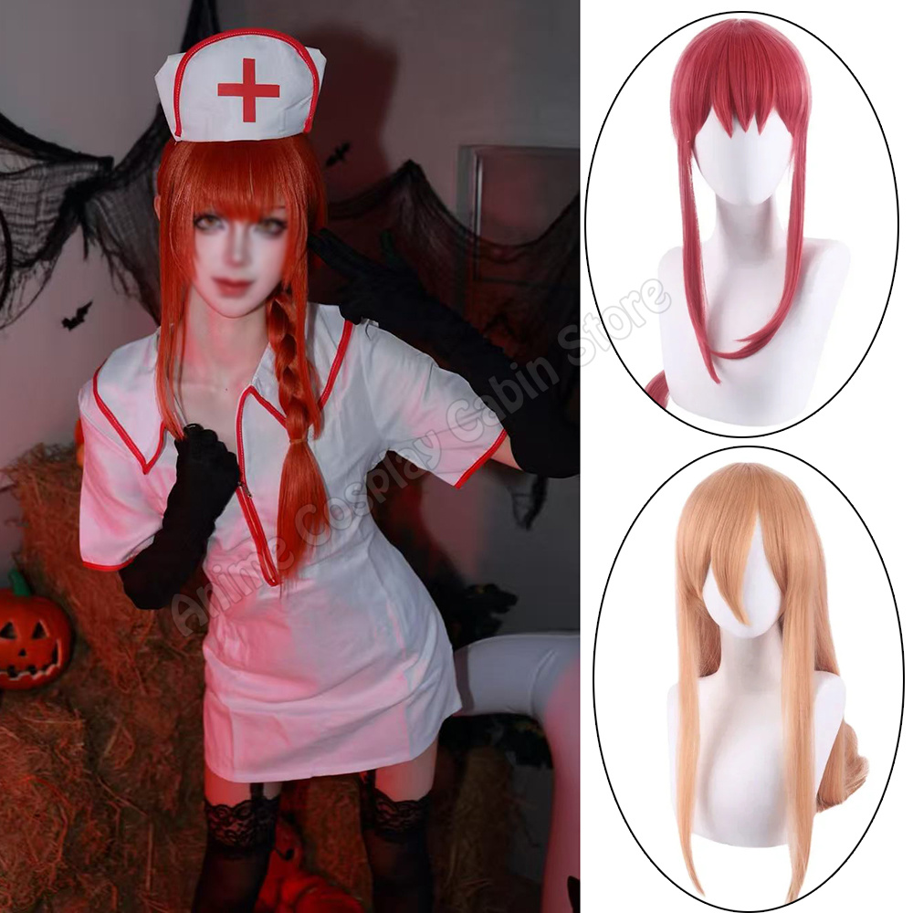 Anime Cosplay Nurse - Kostiumy na Halloween Makima Pielęgniarka Cosplay
