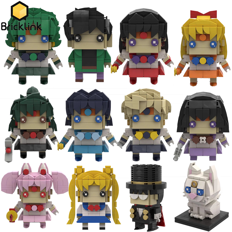 Anime Cosplay Idea - Figurki Bricklink Friends Pretty Soldier Moon