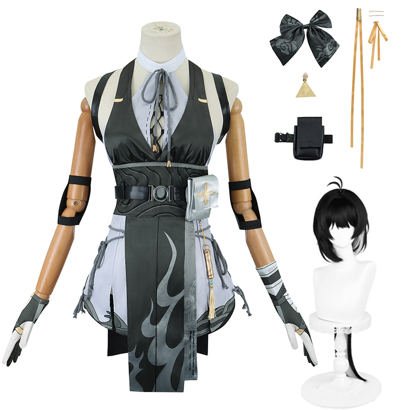 Anime Cosplay Mujer - Kostium Cosplay Roverki z Wuthering Waves,