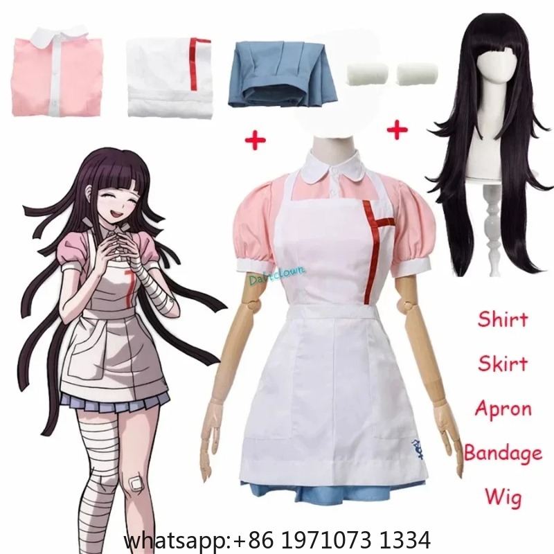Anime Cosplay Nurse - Strój Cosplay Danganronpa Mikan Tsumiki z
