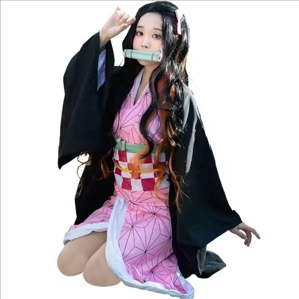 Anime Cosplay Mujer - Kostium Cosplay Anime Demon Slayer Kimetsu