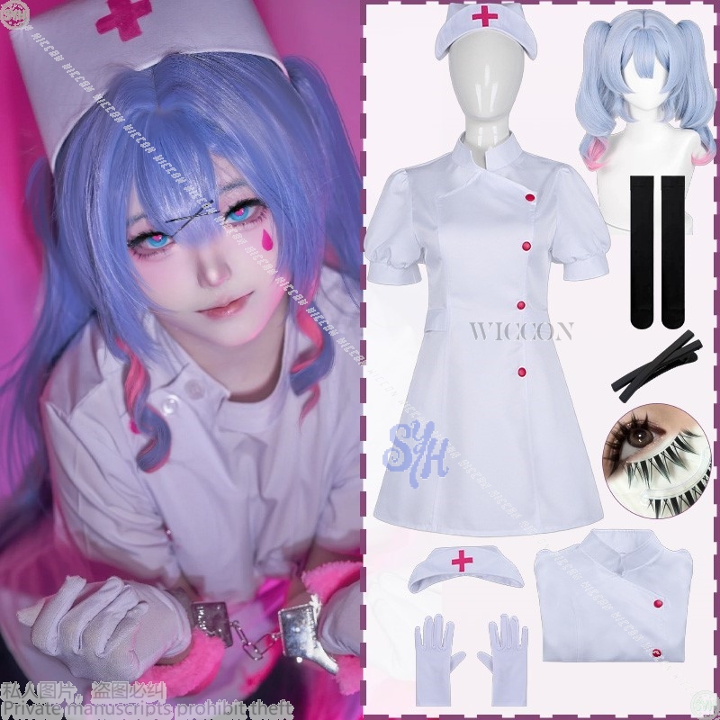 Anime Gra Project Sekai Cospla – Anime Cosplay Nurse recenzja i cena
