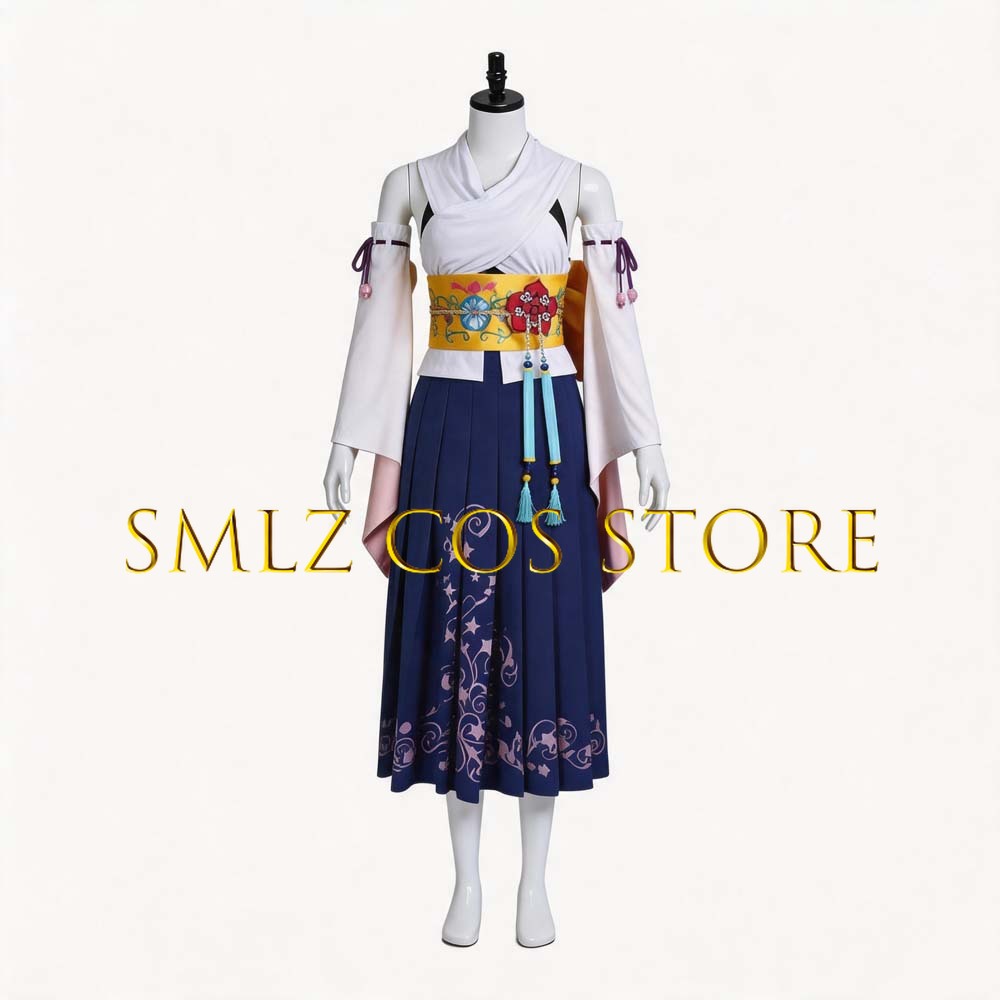Smlz FFX Yuna Cosplay Anime FF – Anime Cosplay Mujer recenzja i cena