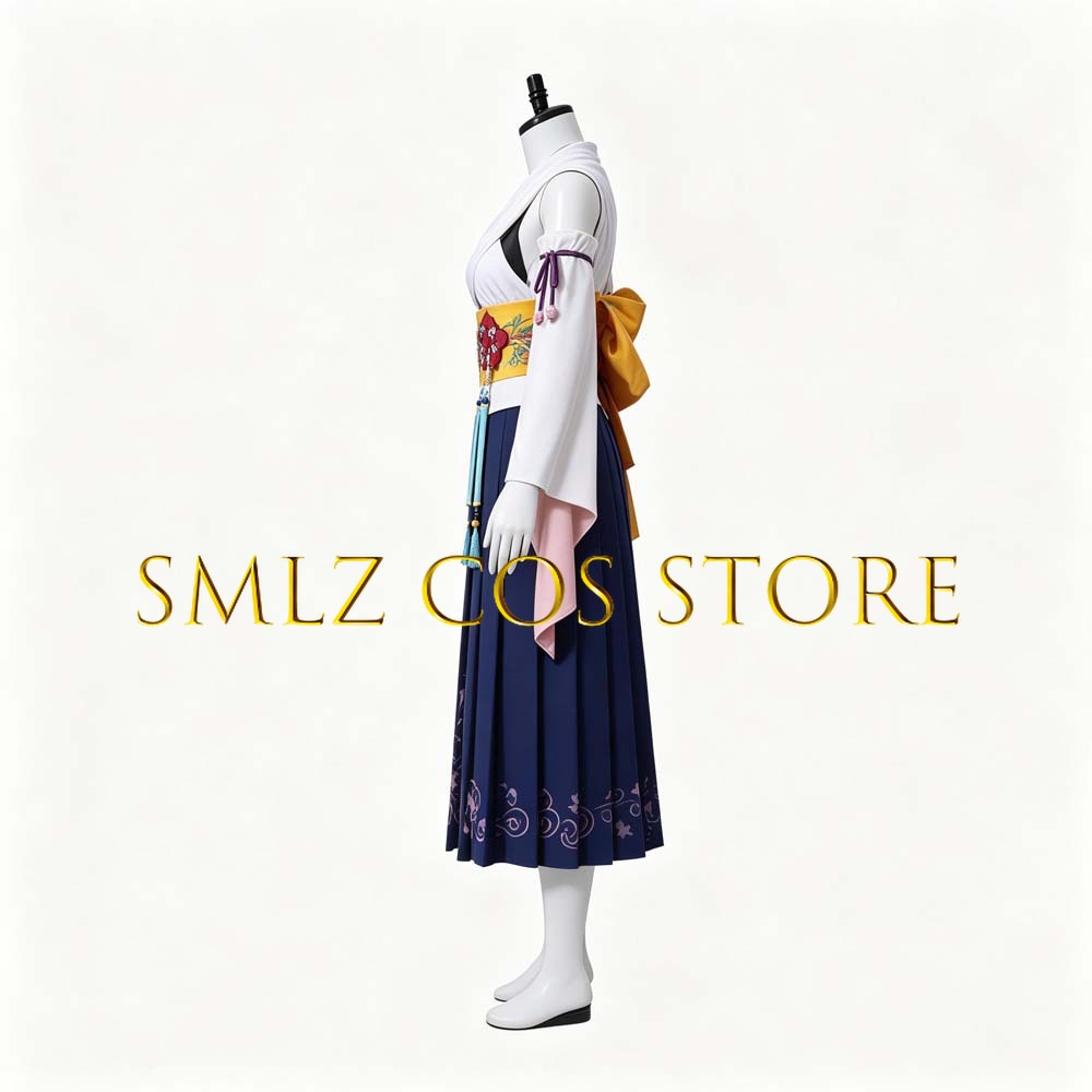 Smlz FFX Yuna Cosplay Anime FF – Anime Cosplay Mujer recenzja i cena