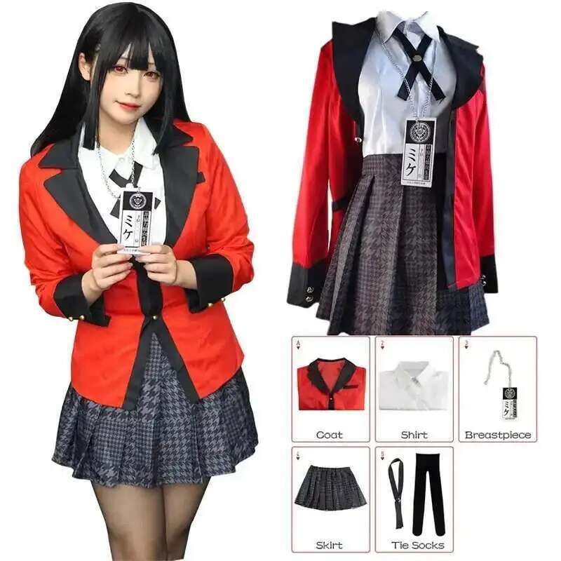 Anime Kakegurui Jabami Yumeko  – Anime Cosplay Japanese Girl recenzja i cena