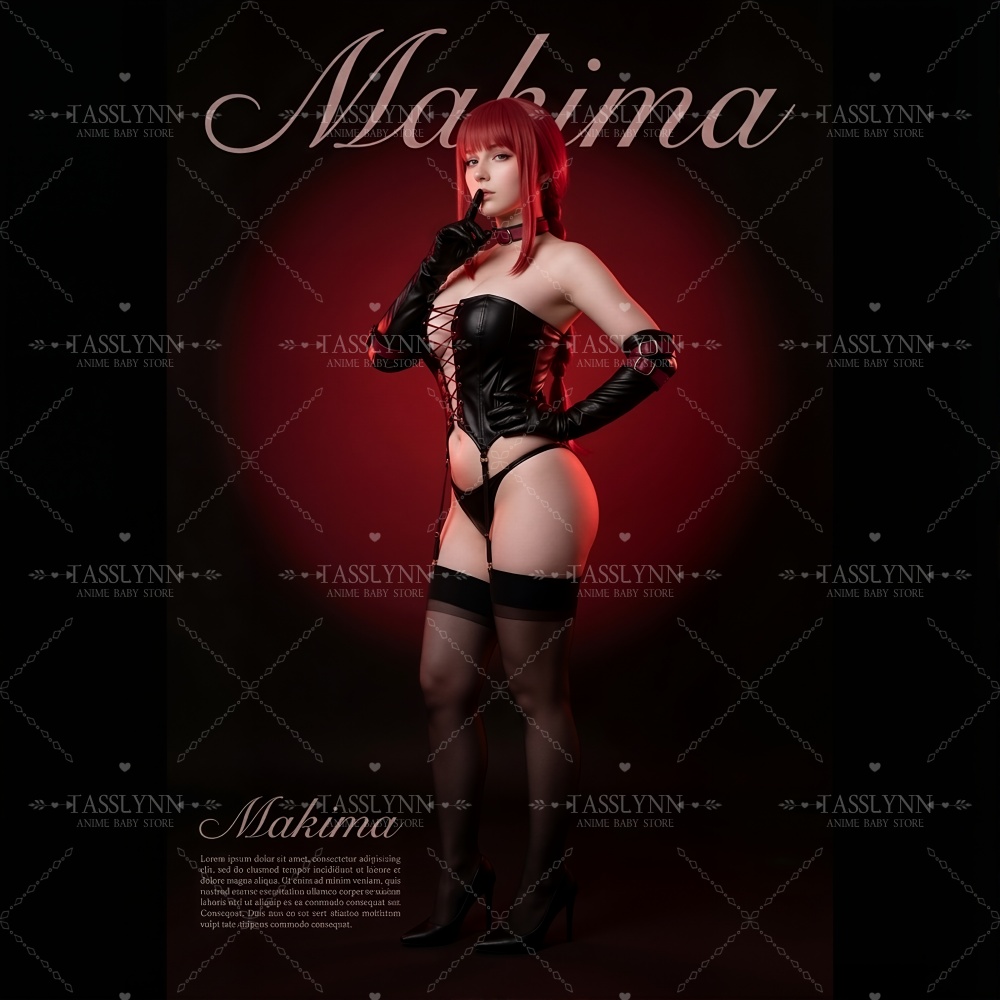 Kostium cosplay Makimy, czarny – Anime Cosplay Photoshoot recenzja i cena