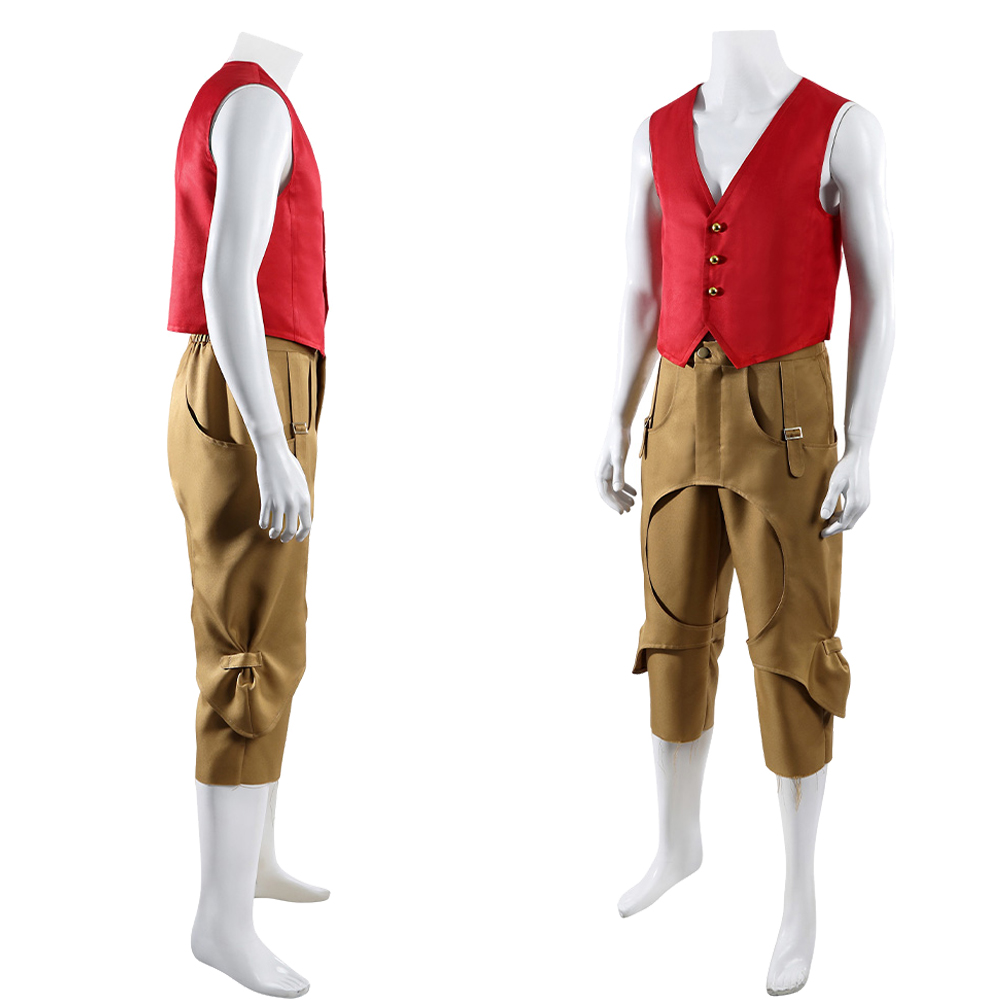 Kostium Luffy 2026, strój pira – Live Action Anime Cosplay recenzja i cena