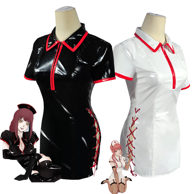 Anime Chainsaw Man przebranie  – Anime Cosplay Nurse recenzja i cena